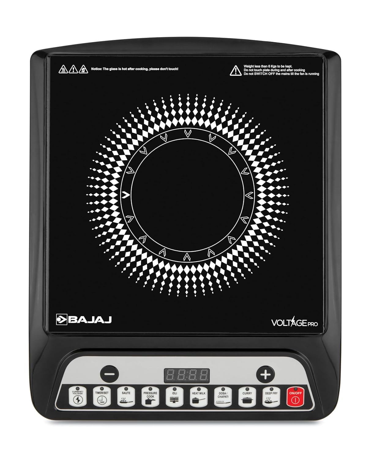 Bajaj 140TS 1400 W Induction Cooktop | 7 Pre-Set Menus | Insect Protection | 1 Year Warranty | Black-image-43