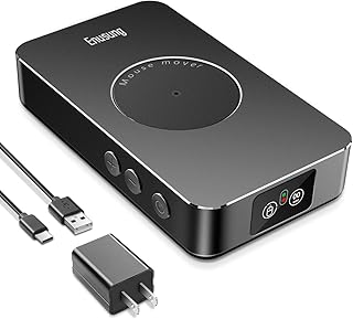 【Screen Display & Interval Timer】ENUSUNG Nice Mouse Mover, Undetectable Mechanical Mouse Jiggler, With ON/OFF Switch and Adjustable Timer(between 5-60s), Silent Automatic Mouse Shaker, Keeps PC Active