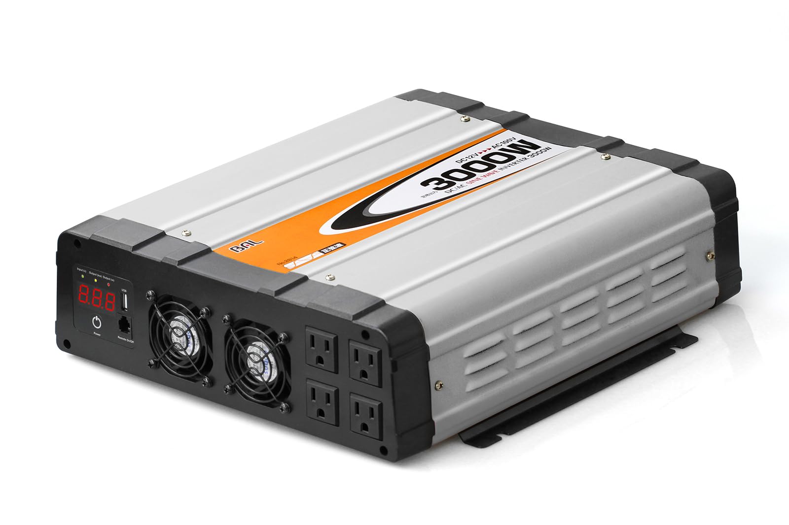 Amazon.co.jp: BAL DC/AC正弦波インバーター 3000W DC12V車専用 