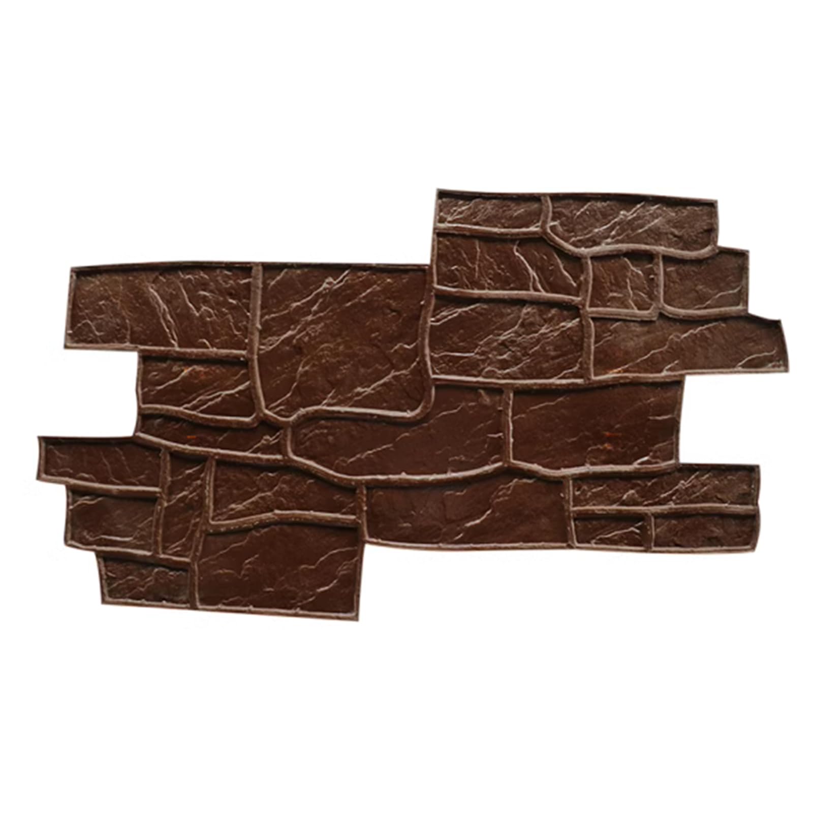 Formy do stempli z betonu o fakturze naturalnego kamienia, 61,4" x 29,5", bezszwowe poliuretanowe maty do stempli z betonu, narzędzie do układania kostki brukowej do projektów DIY i konstruk