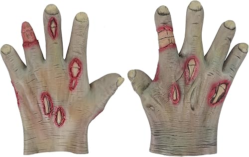 JIAHG Halloween Costume Animal Gloves Hairy Hands Werewolf Claw Gloves Demon Cos