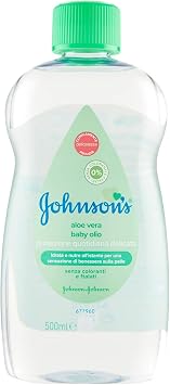 Johnson's Baby Moisturising Oil for Kids and Babies with Aloe Vera, 500 ml