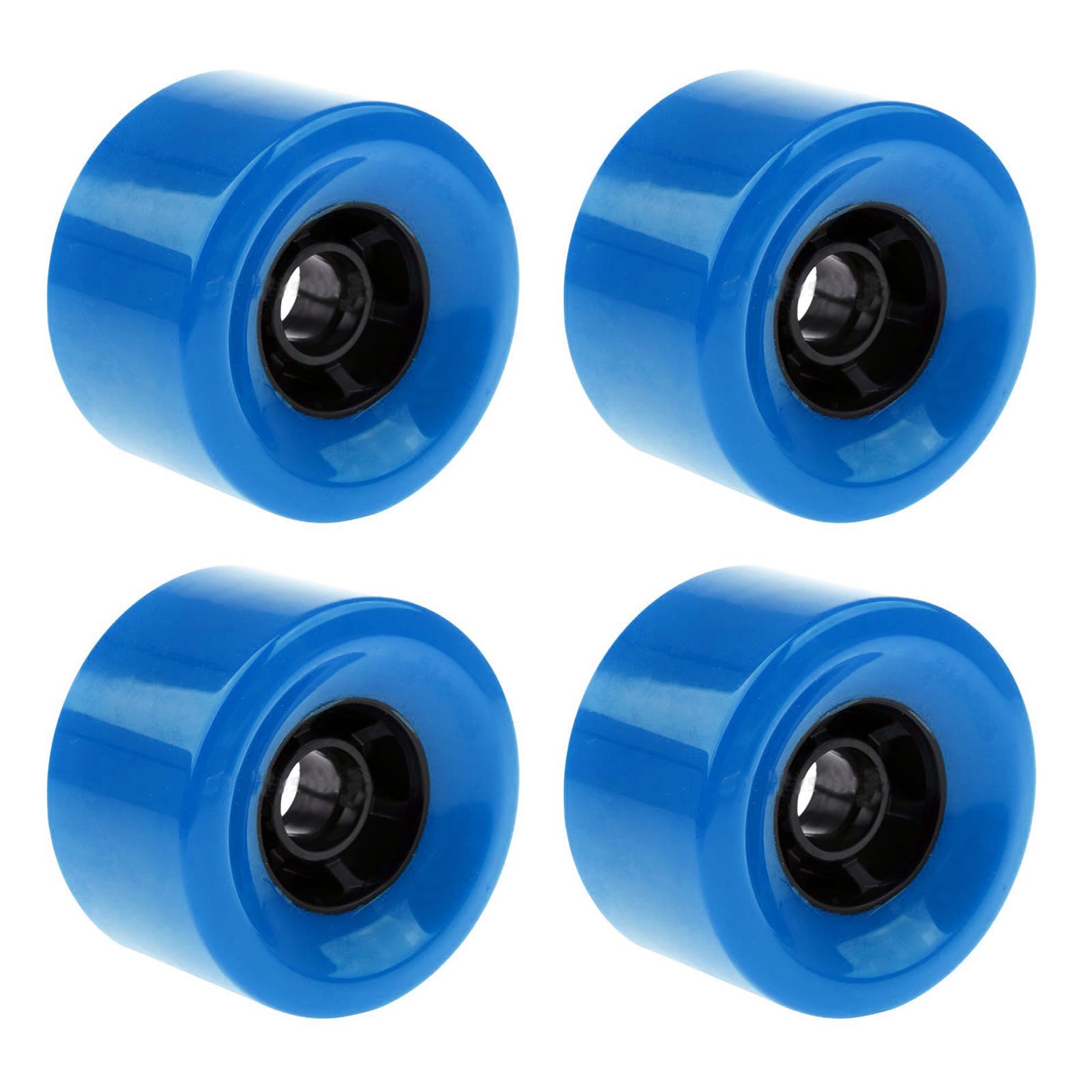 Roue De Rue pour Planches À roulettes Roues Remplacement Rouleau Planche roulettes en Polyuréthane avec Roulements Roues Croiseur Longboards Rouleaux Souples