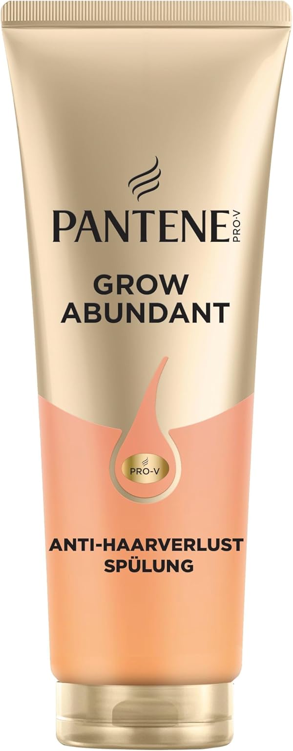 Pantene Pro-V Grow Abundant Anti-Haarverlust Pflegespülung 250ml für Feines Haar Macht das Haar 5x Stärker und Erhöht seine Widerstandsfähigkeit