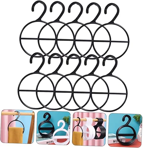 Miniatura 6 de Perchero para bufandas, colgador de bufanda, bufanda, anillo, colgador de bufanda de metal, soporte para colgar bufandas, soporte para cinturón,