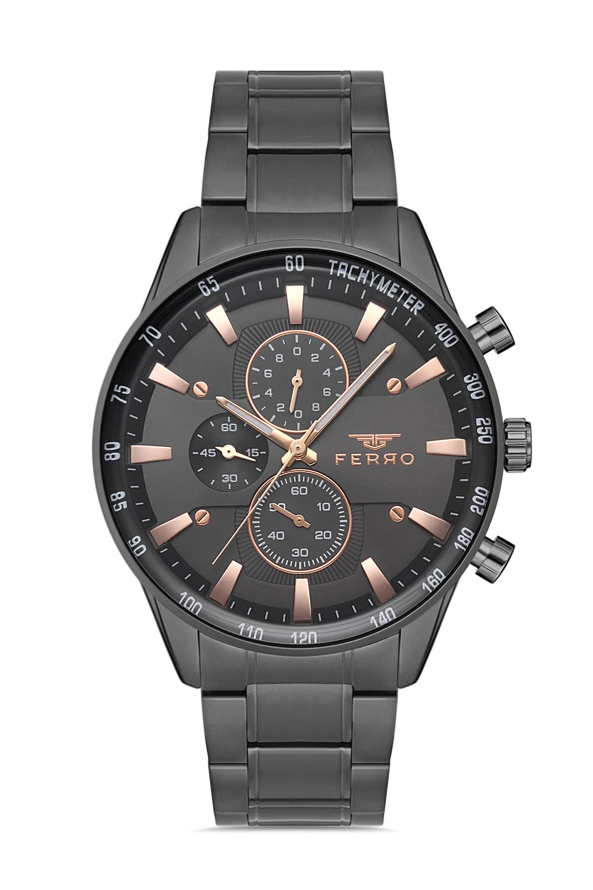 Ferro Spezia Analog Gray Dial Mens Watch-FM11919A-V (B09RV1W3PH) Amazon Price History, Amazon Price Tracker