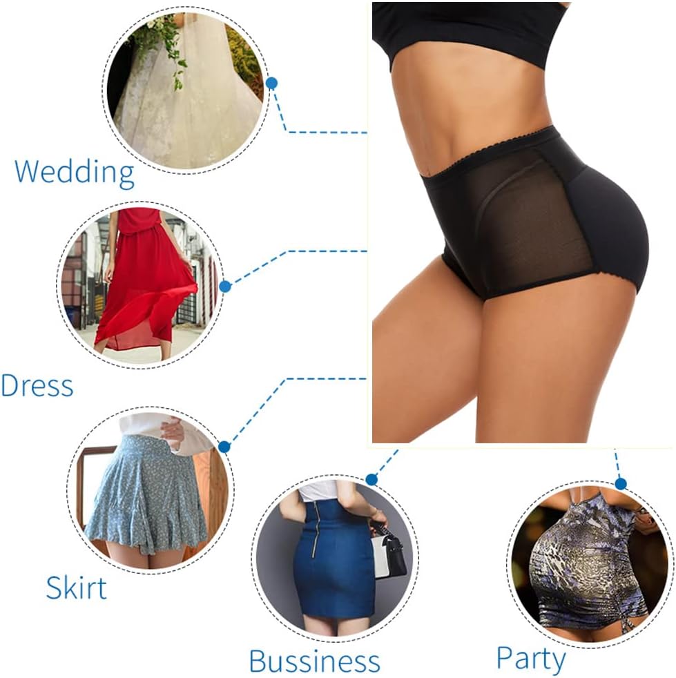 NINGMI Women Butt Lifter Padded Control Panties Hip Enhancer Underwear Body Shape - Image 7