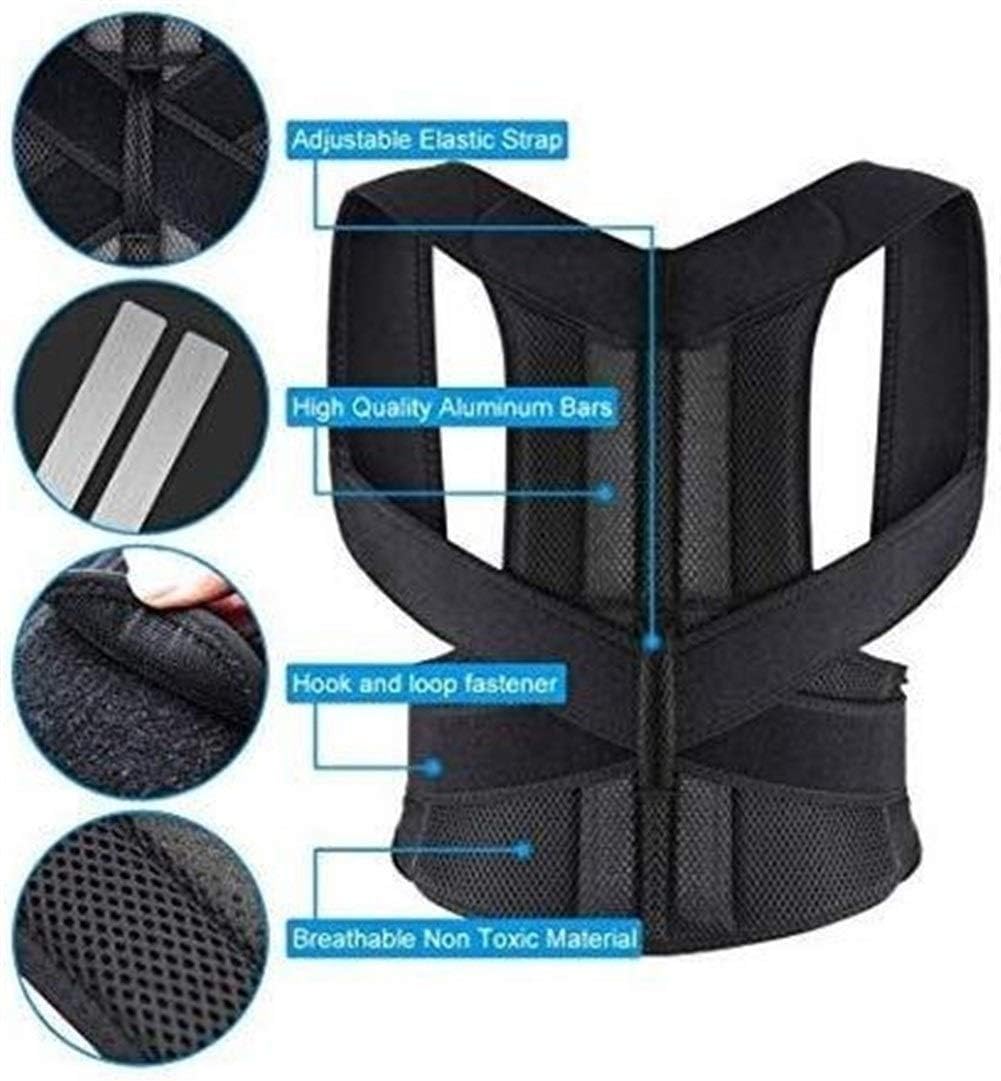男性のための背後姿勢補正 - 調整可能な肩ブレースの女性、医療鎖骨の