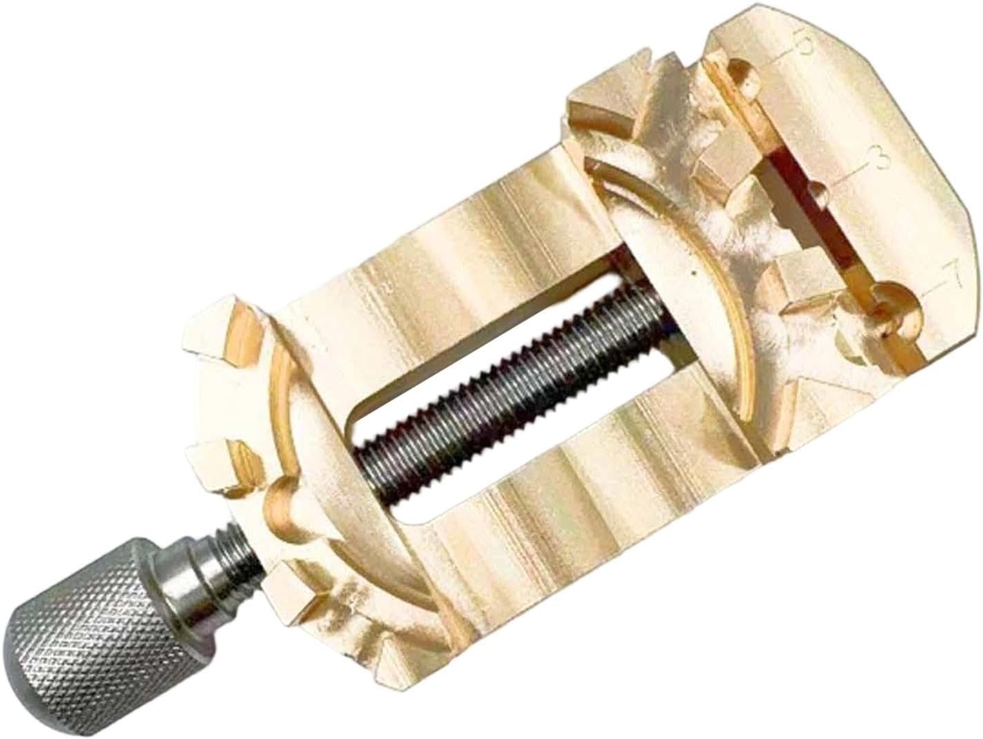 Mini Watch Bench Vise Clamp Maintenance Brass Movement Holder Stand Watchmaker