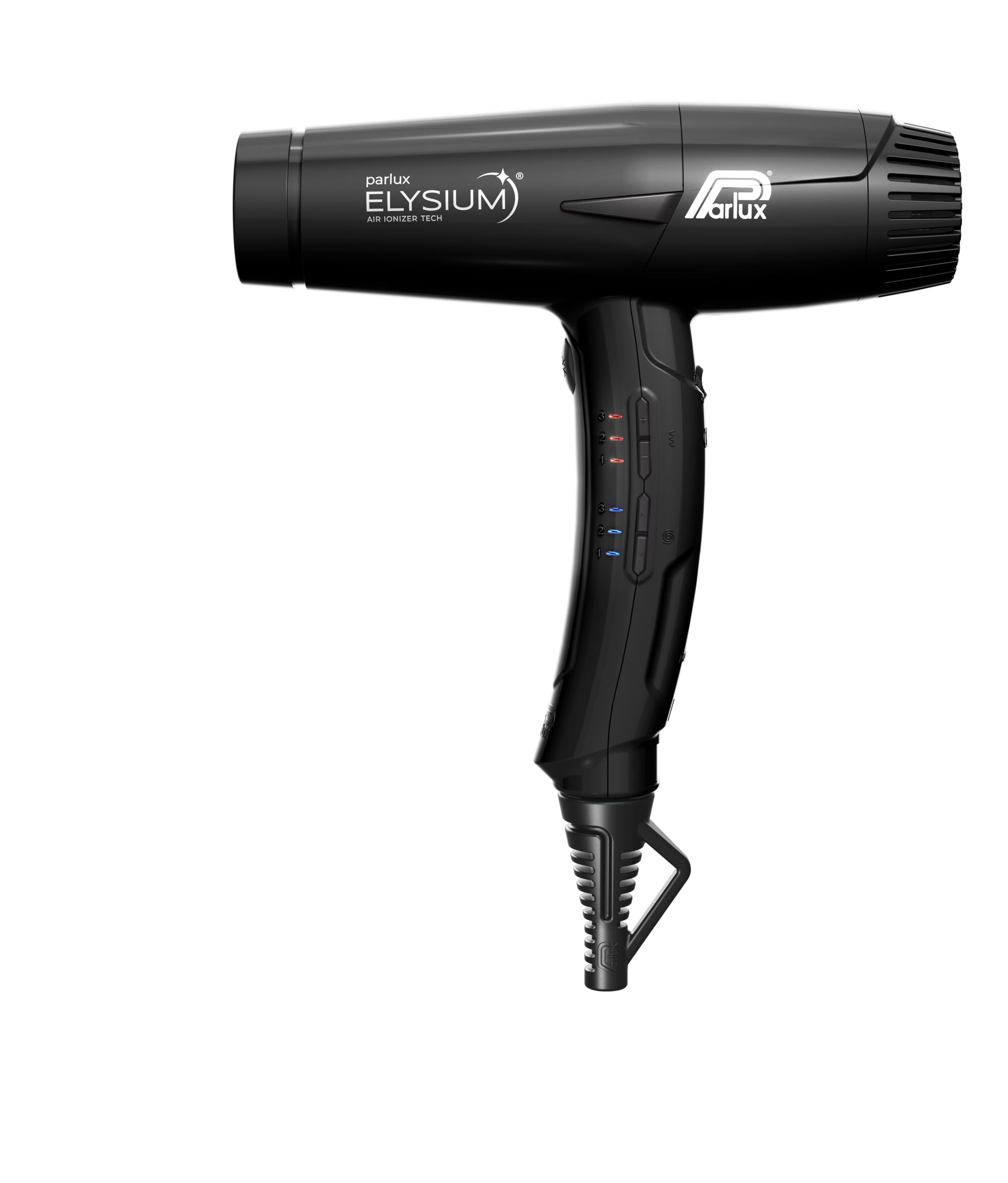 Parlux Elysium Hair Dryer Styling with 3 Speed & 3 Heat Settings (Black)