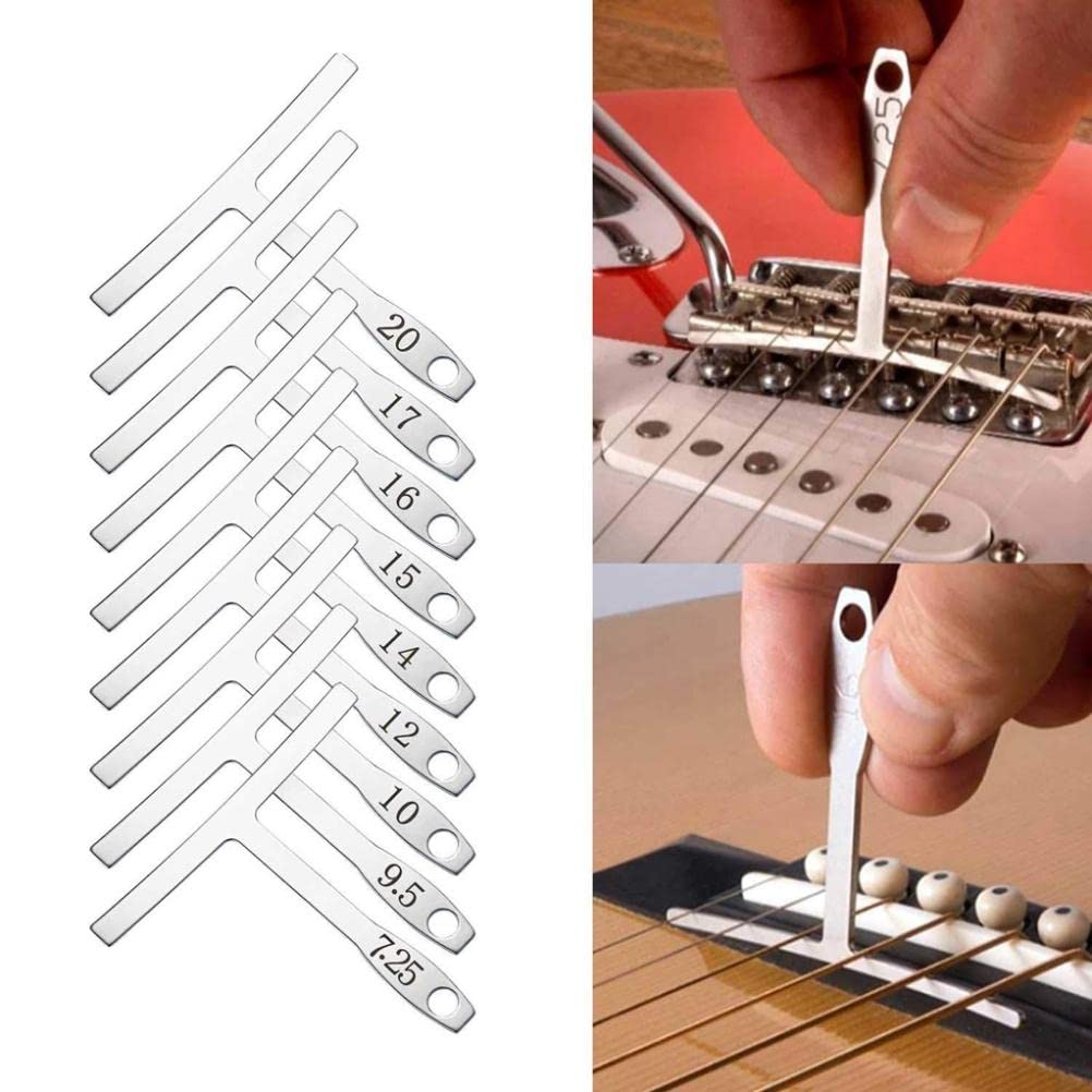 Kit de herramientas de guitarra de 72 piezas, kit de herramientas de reparación de guitarra con bolsa de transporte, juego de herramientas para guitarra acústica, guitarra eléctrica, ukelele, bajo