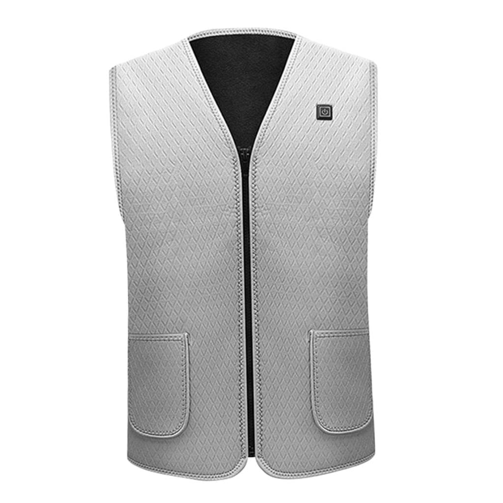 jazzy pearls Mens Electric Heating Vest Winter Warm Up Jacket Battery Heated Coats L|Clothing, Shoes & Accessories | Mens Clothing | Coats & Jackets-picture-50