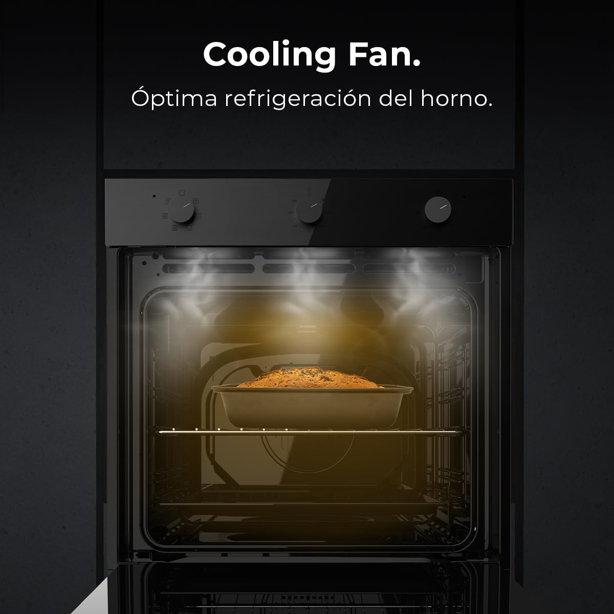 Cecotec Bolero Hexa M236000 Forno Incasso Multifunzione 70 L Dark Inox Steam Assist