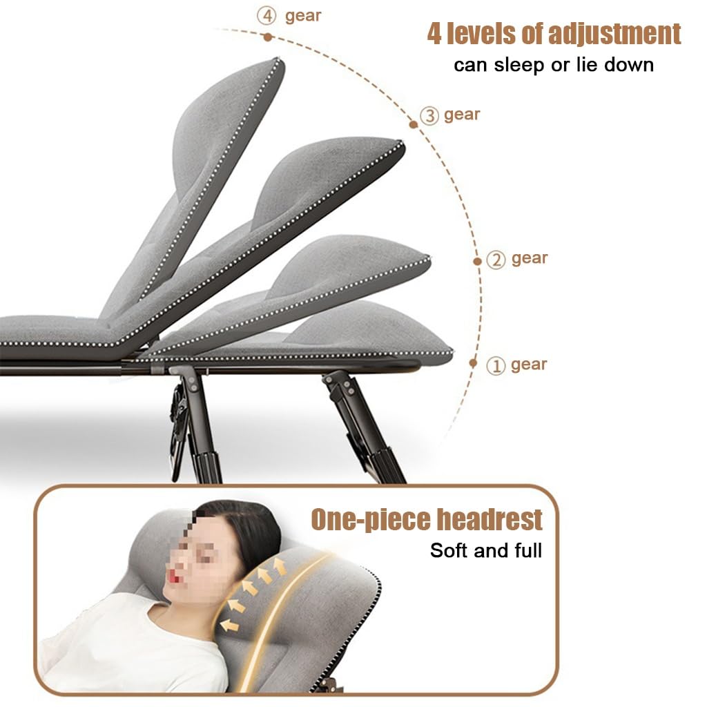 Faltende Campingbetten für Erwachsene mit weicher Matratze, Heavy Duty Robuste 29.5" Extra breite Lagerbett, Starke dickere Rohre Schlafbett im Freien Reisebüro
