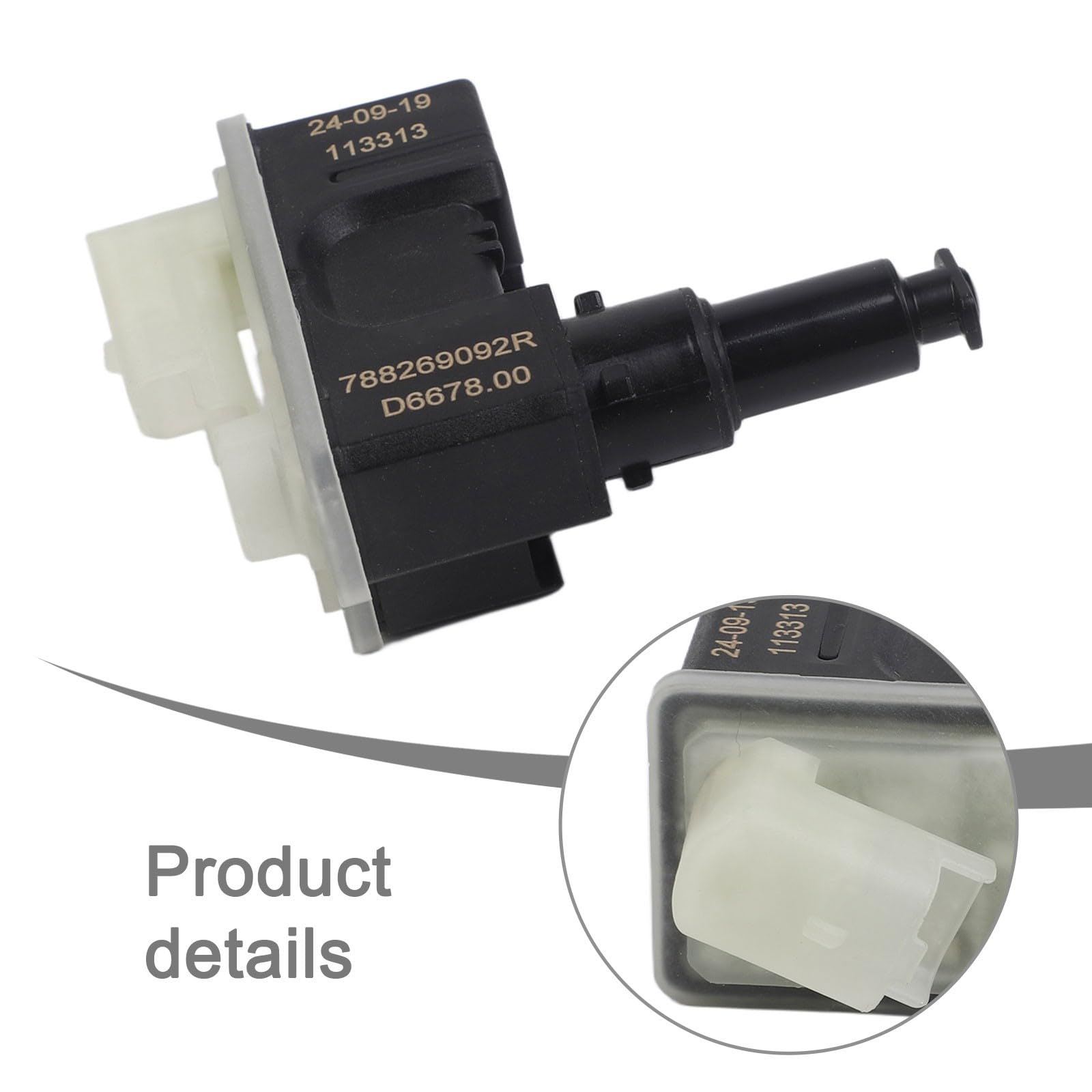 FUBESK Combustible para actuador de bloqueo de tapa de tanque 3008 5008 508 C5 9810871780 788269092R para motor de conductor de plástico negro