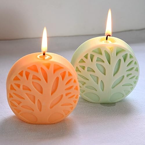 Miniatura 8 de Moldes de vela de silicona, moldes de silicona 3D para hacer velas, moldes de silicona abstractos simples para fundición de resina epoxi, jabón