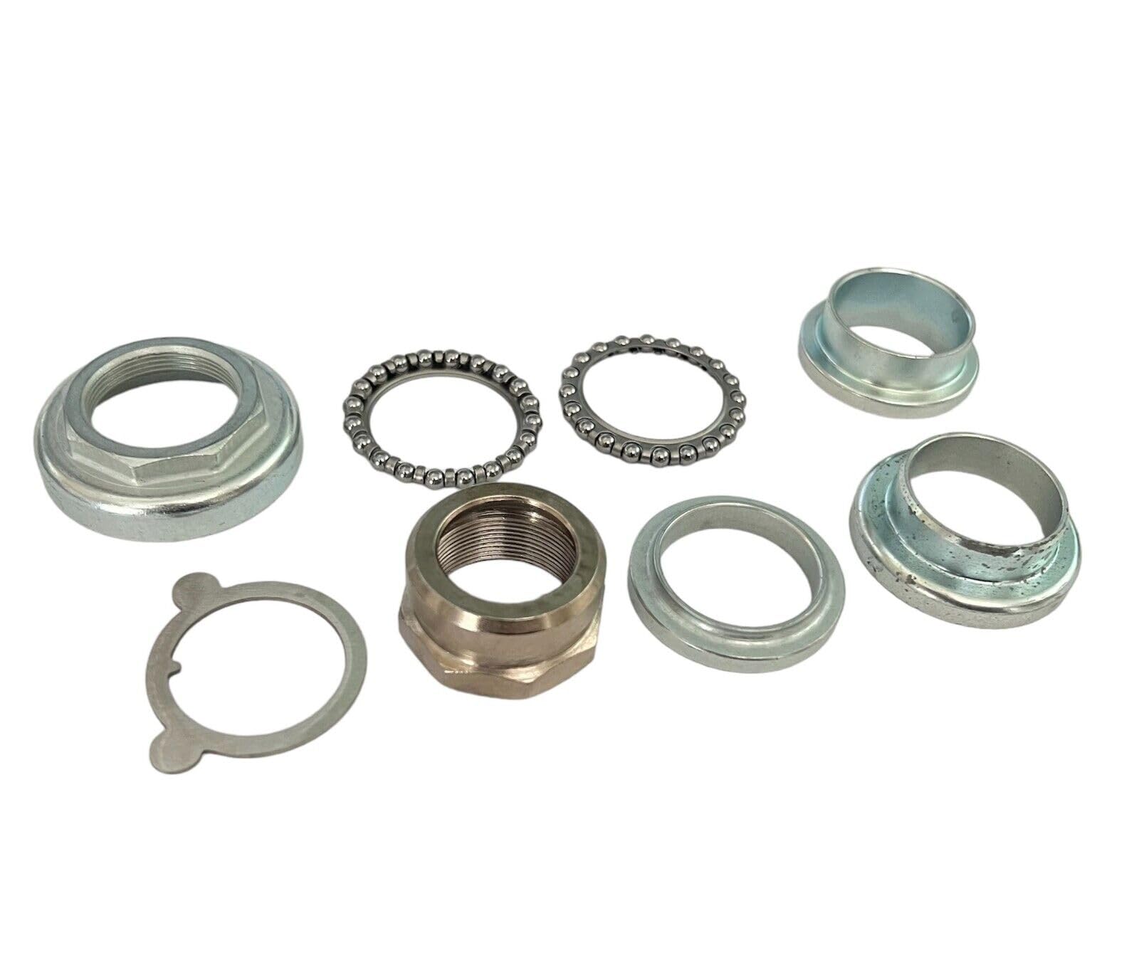 Kit Serie Completa 8 Pz Sterzo Manubrio Forcella Ciclomotore Ciao C7 Px Pxv P Pv Sc Ecc