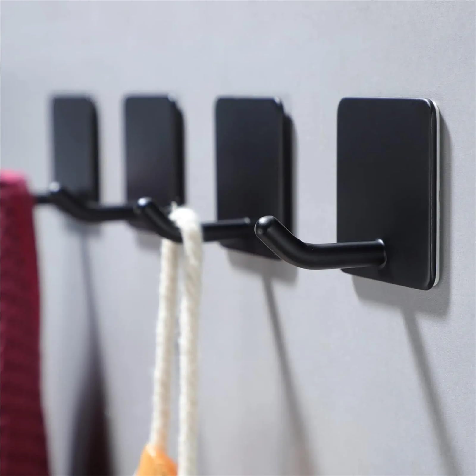 ganci adesivi Ganci da parete in acciaio inossidabile 304, autoadesivi, for chiavi, borse, vestiti, bagno, cucina, accappatoio, asciugamani, organizer(Sliver-8pcs)