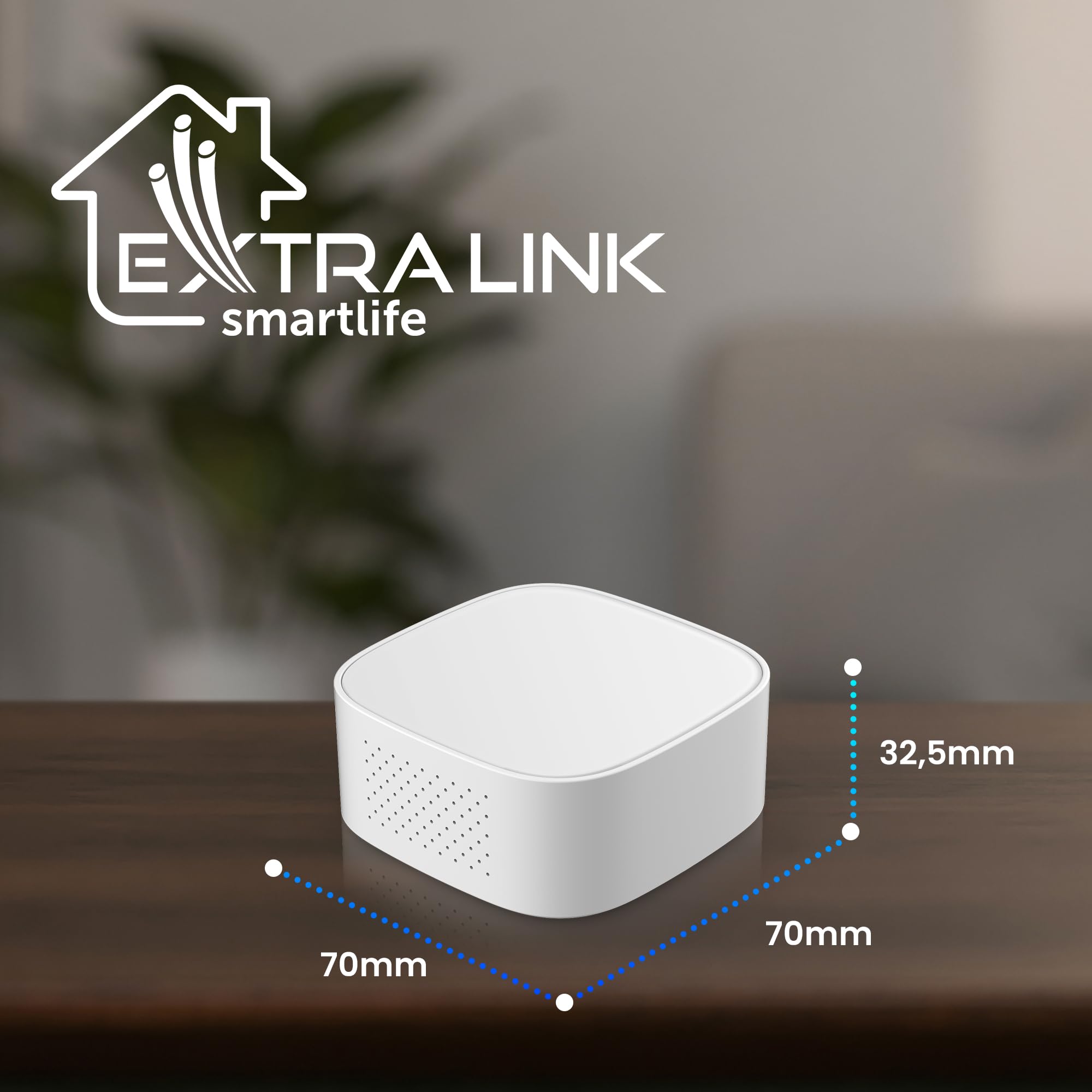 Extralink Zigbee Gateway 3.0 Tuya Smart Home Hub Gateway - Contrôle par Alexa, Google Home, Application Tuya - Prend en charge les capteurs, les lumières, les nids - Automatisation hors ligne