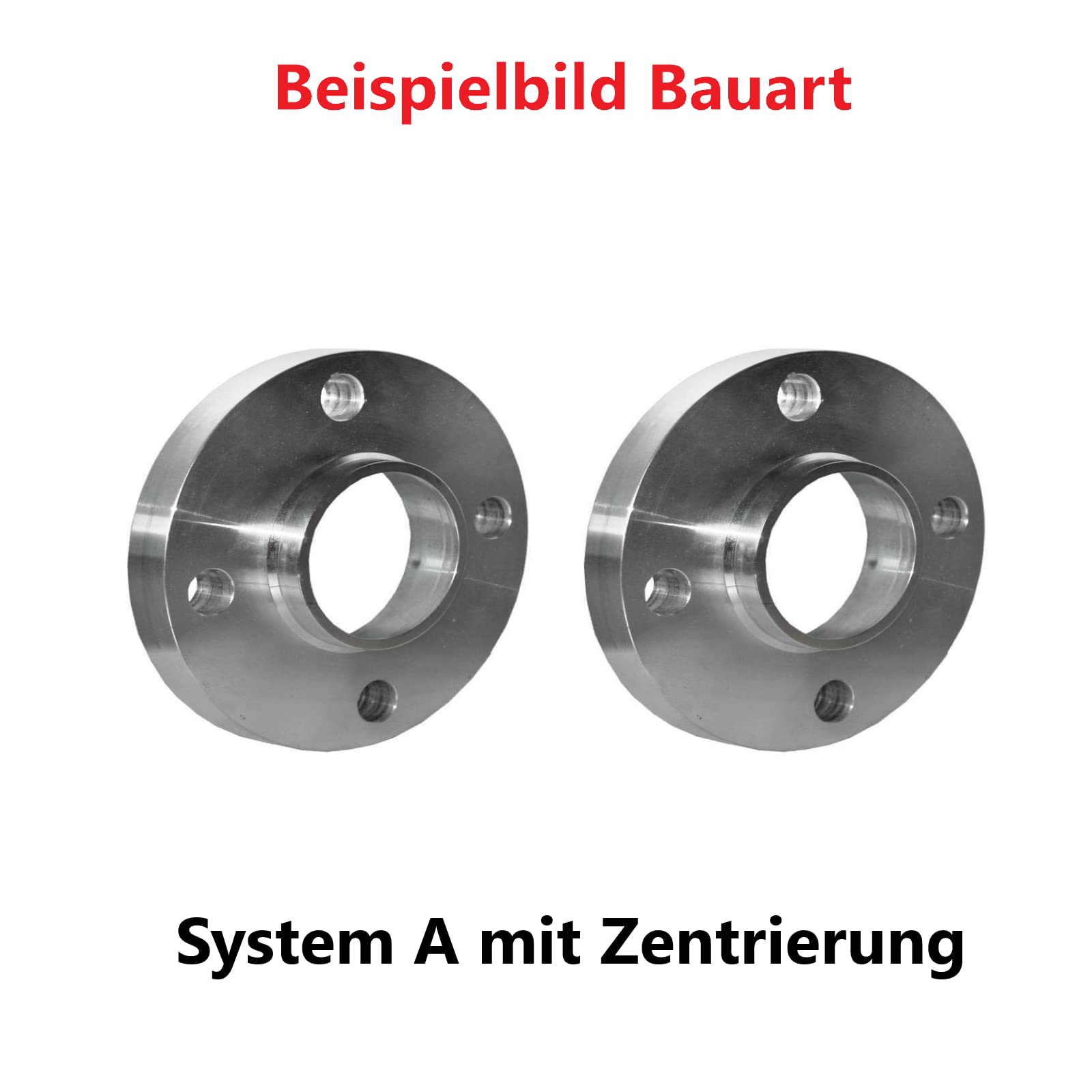 TA Technix 20mm Spurverbreiterung 4x100 für M12x1,5 Lochkreis 56,6mm Mit EU-Gutachen 10mm pro Seite Mit Zentrierung 4101-10P