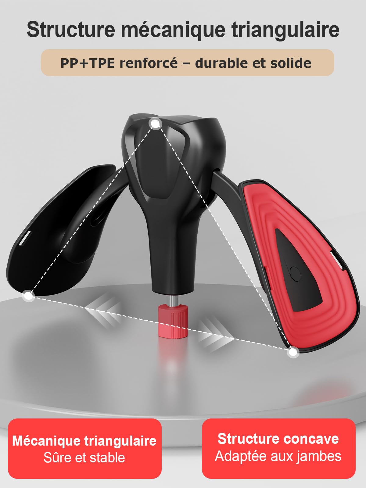 Appareil d’Exercice du Plancher Pelvien et du Périné, Kegel Réglable 35 kg pour Cuisses et Hanches, Équipement de Renforcement à Domicile pour Femmes et Hommes, Post-Partum, avec Bande