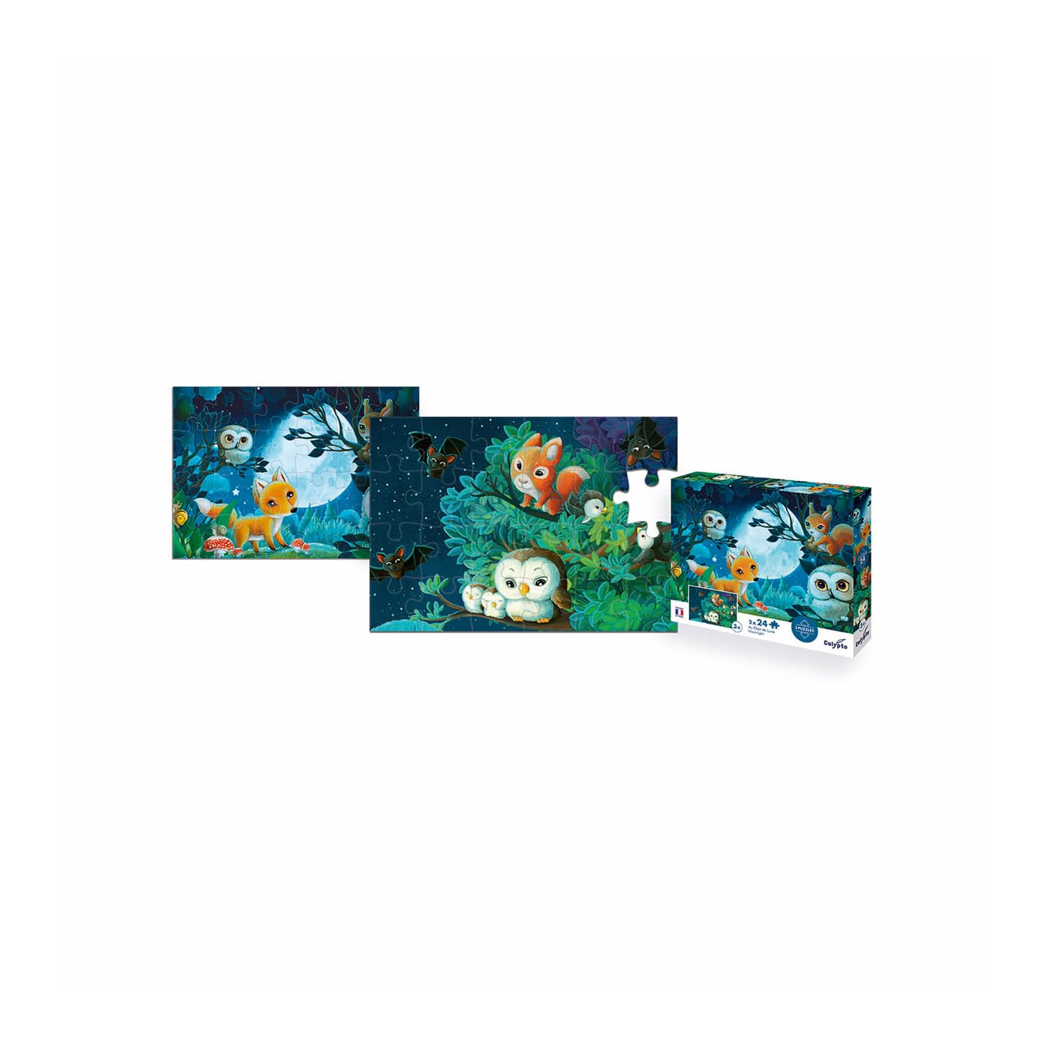 Sentosphère Calypto 3907704-Set di puzzle parti grandi e