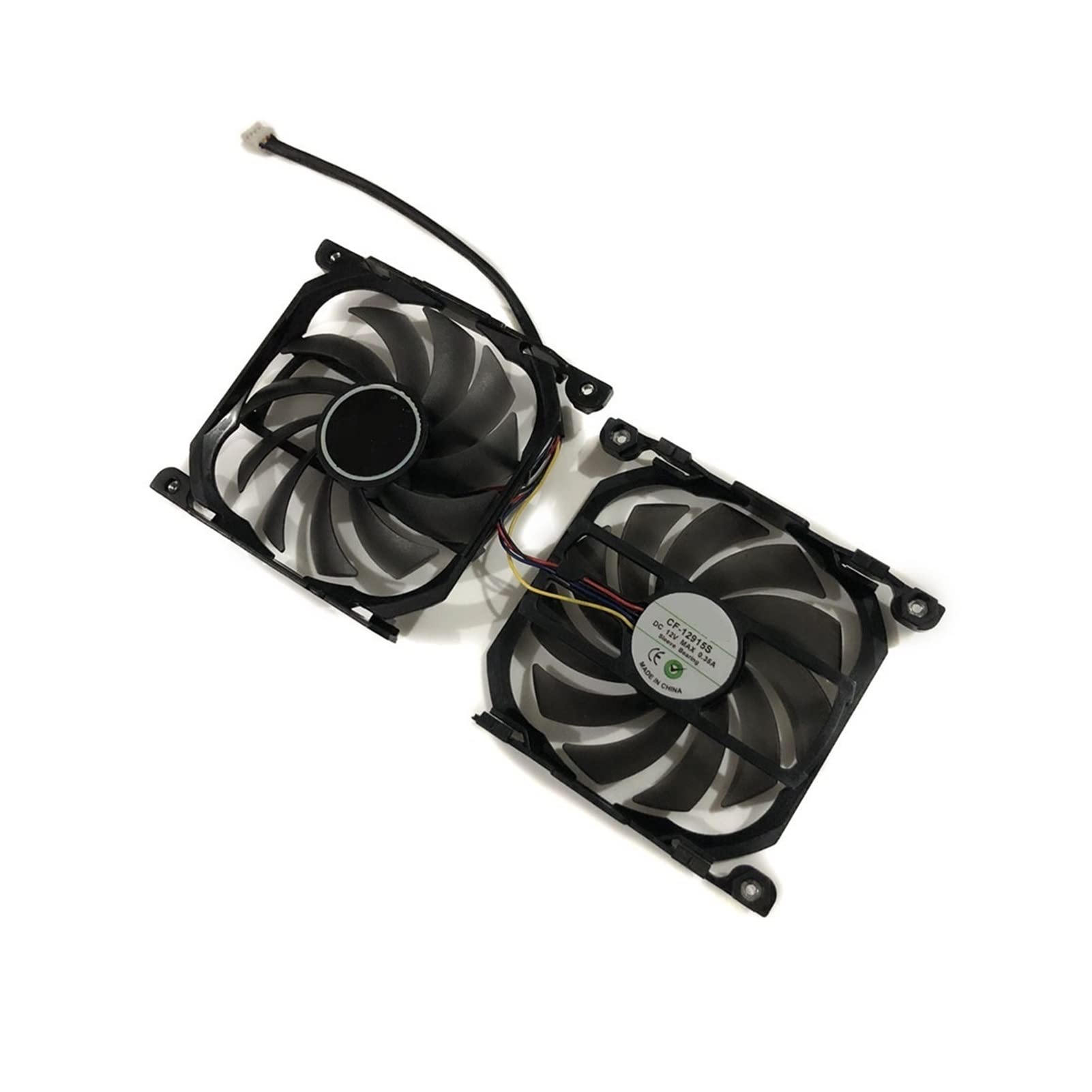 2pcs / set GPU Enfriador CF-12915S Tarjeta gráfica de ventilador compatible con Elsa Georce GTX 1080 TI GTX 1070 TI GTX1080 GTX1070 GTX770 GTX980 Enfriamiento perfection