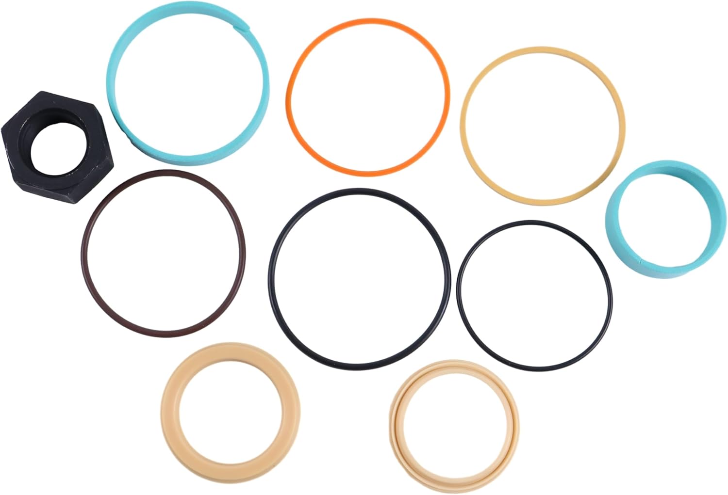 Cylinder Seal Kit 7161903 Compatible with Bobcat 337 341 435 Excavator, A770 S740 S750 S770 T740 T750 T770 Loader Replaces 6818161