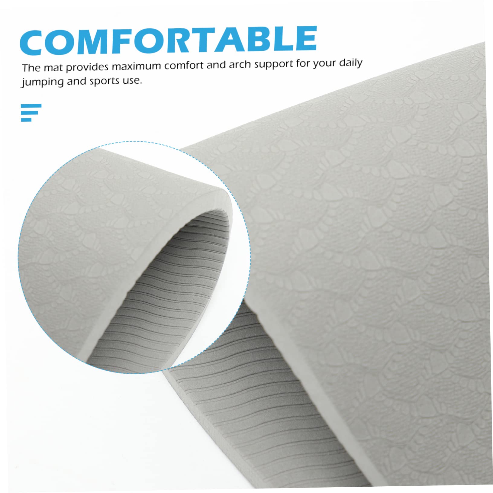 Tapis De Saut BESPORTBLE - Coussin Anti-choc Pour Corde à Sauter - Yoga Et Exercices Silencieux - Intérieur/extérieur