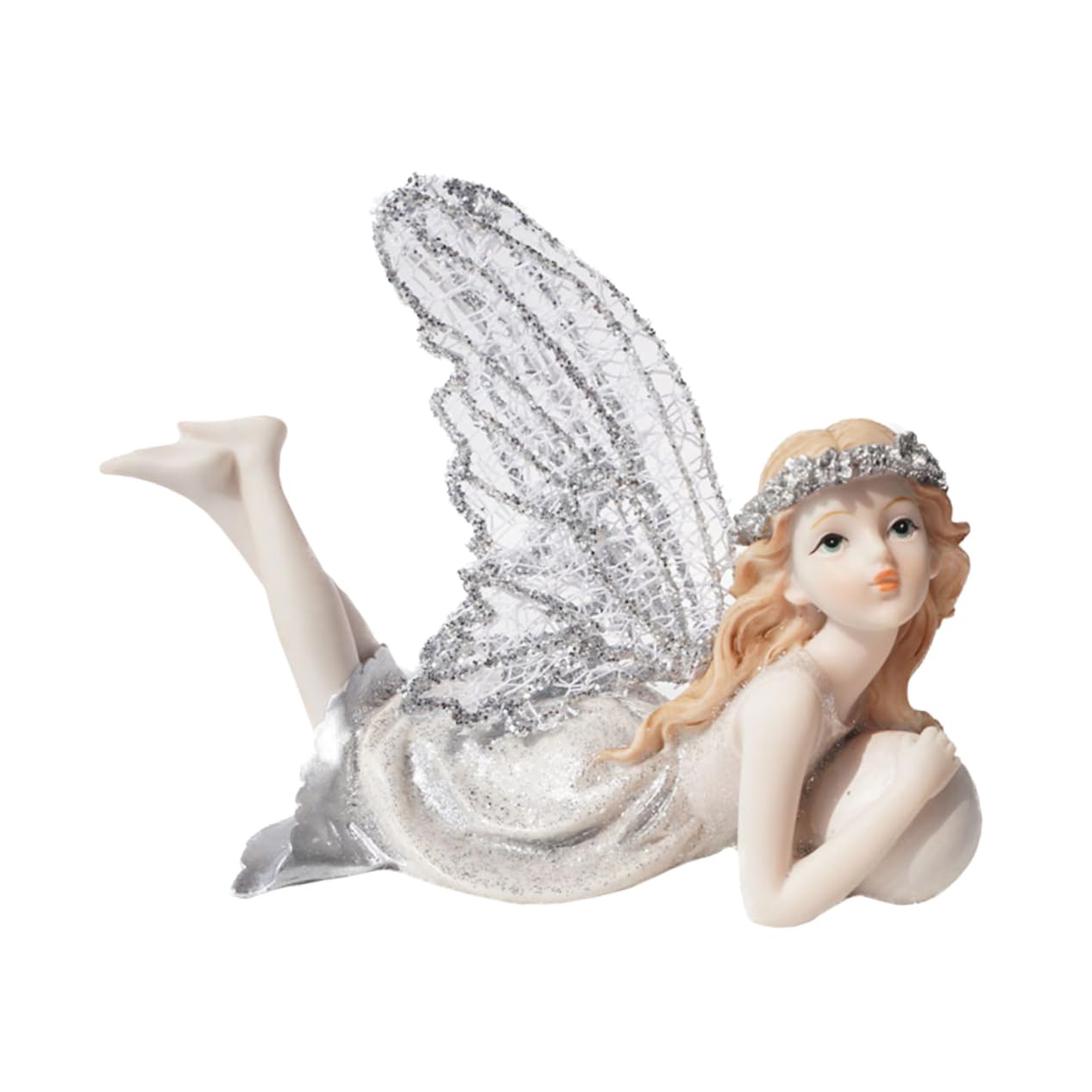 ABOOFAN 1pc Flower Fairy Ornament Outdoor Home Decor Fairy Decorations Fairy Statues Outdoor Garden Fairy Figurines Resin Angels Figurines Resin Figures Tabletop Adornment Desktop Ornament