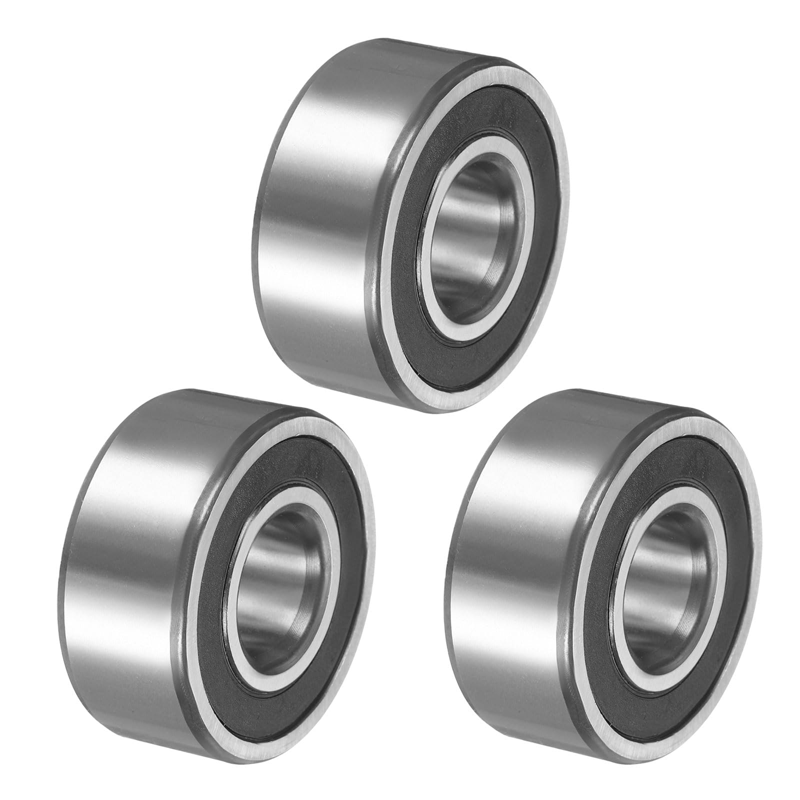 QUARKZMAN 3Pcs 3304-2RS/5304-2RS Cuscinetto A Sfere Angolari Doppia riga Sigillato, 20 x 52 x 22.2mm Cuscinetti Per Motori Elettrici, Pompe, Compressori, Macchinari Agricoli