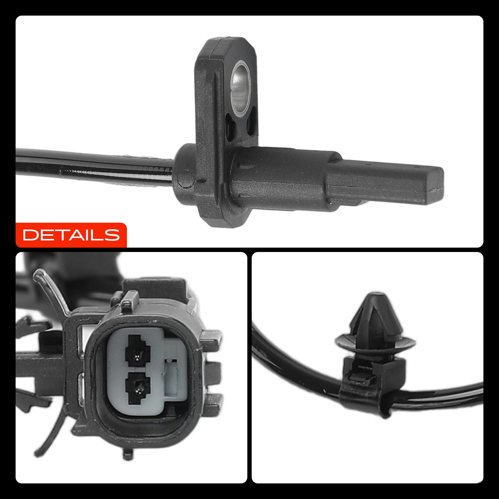 Frankberg Sensor de velocidad de ruedas Sensor ABS 2 Polos Compatible con Vitara LY SX4 S-Cross JY Replace# 30235