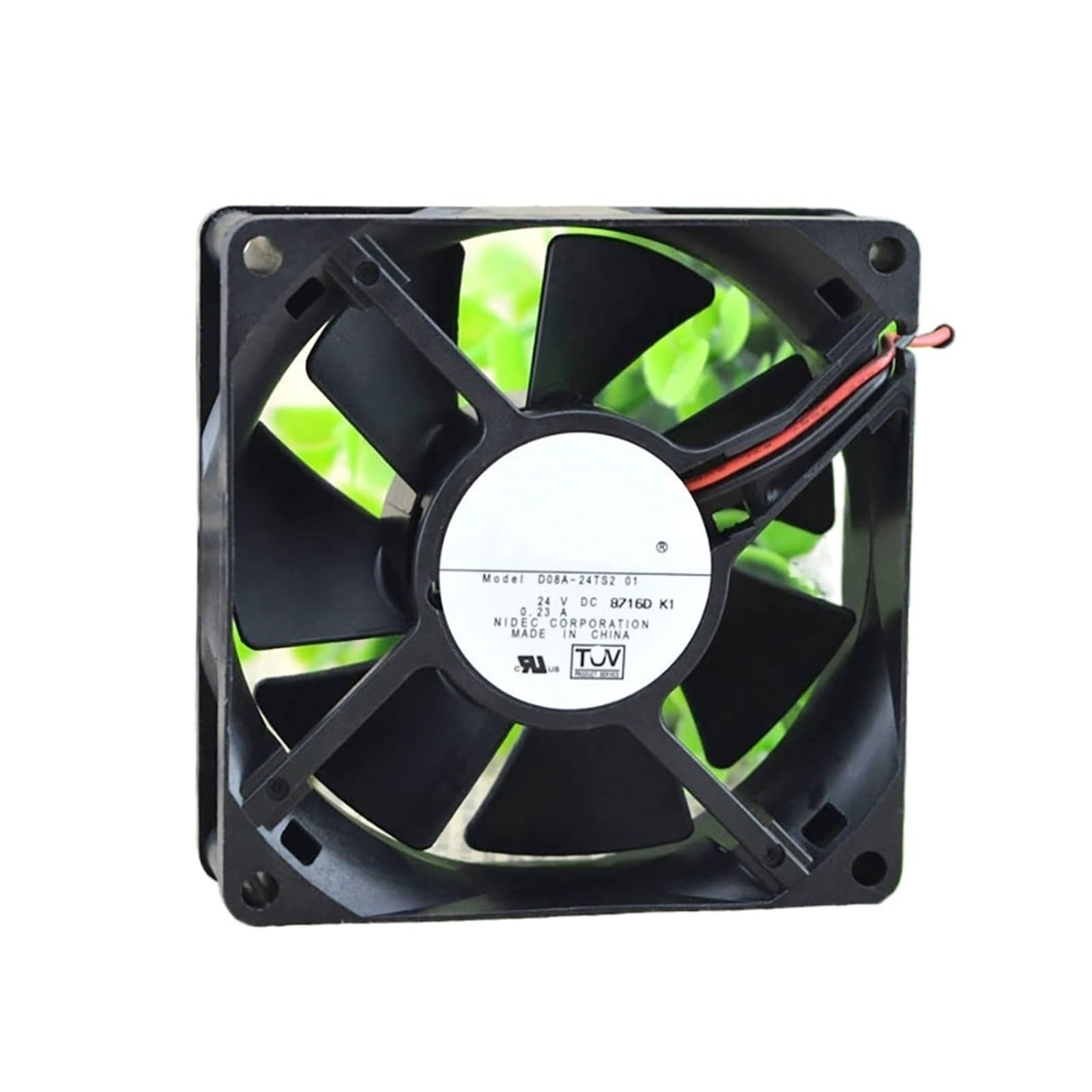 YLPWKMVZ Server Silent Cabinet Cooling Fan DC24V 0.23A 80X80X25mm D08A-24TS2 01 radiator Inverter control