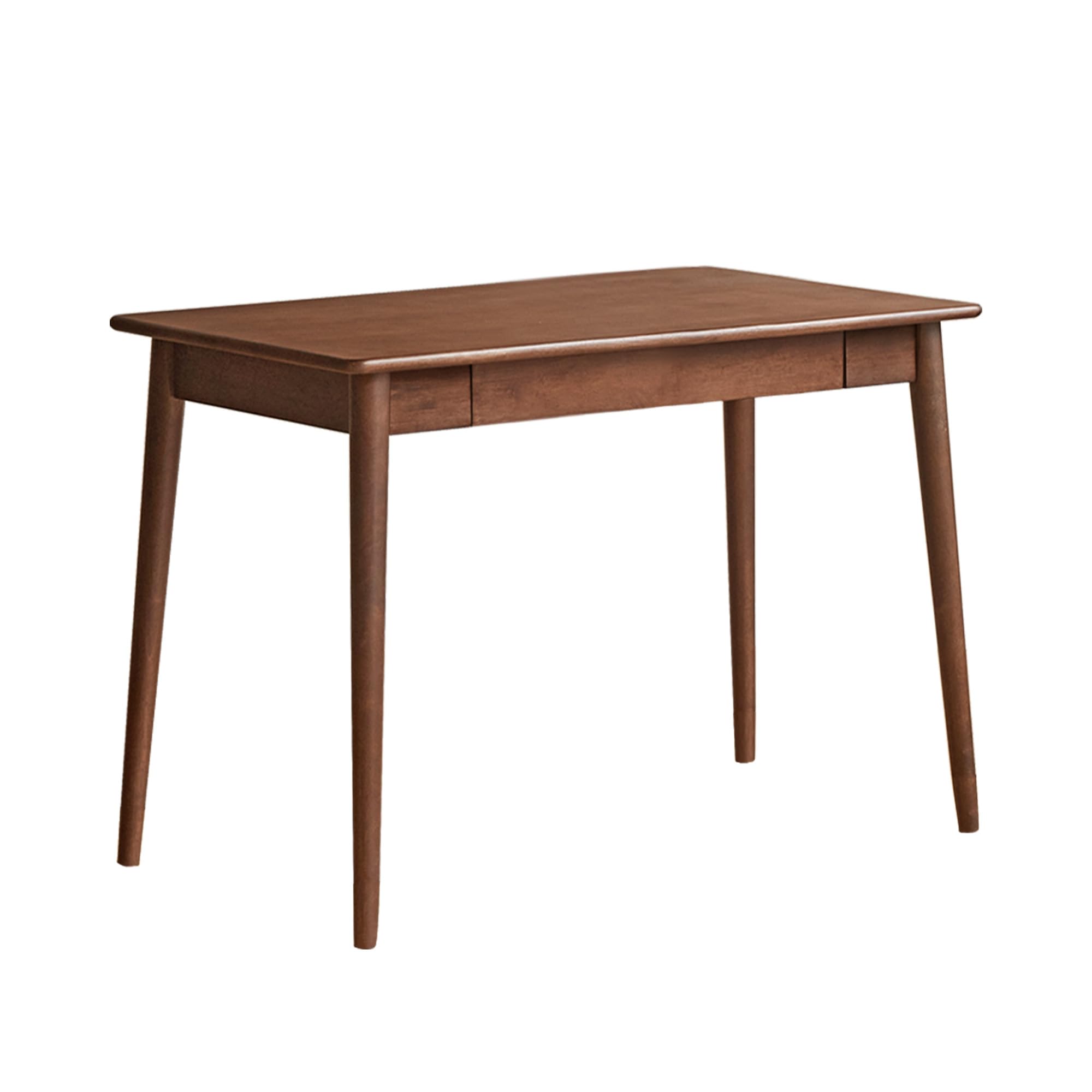 Computer Desk, Solid Wood Desk, Mid Century Modern Home Office, Writing Desk with Drawers for Study Bedroom Living Room 31.49" W