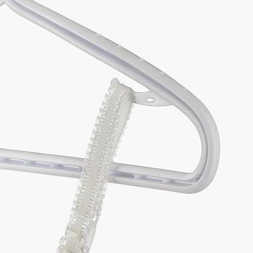 Miniatura 9 de neatfreak! Paquete de 10 perchas delgadas de plástico, color blanco