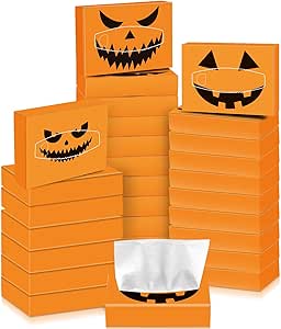 Amazon.com: Umigy 30 Packs Halloween Facial Tissues Cube Box 40 Sheets ...