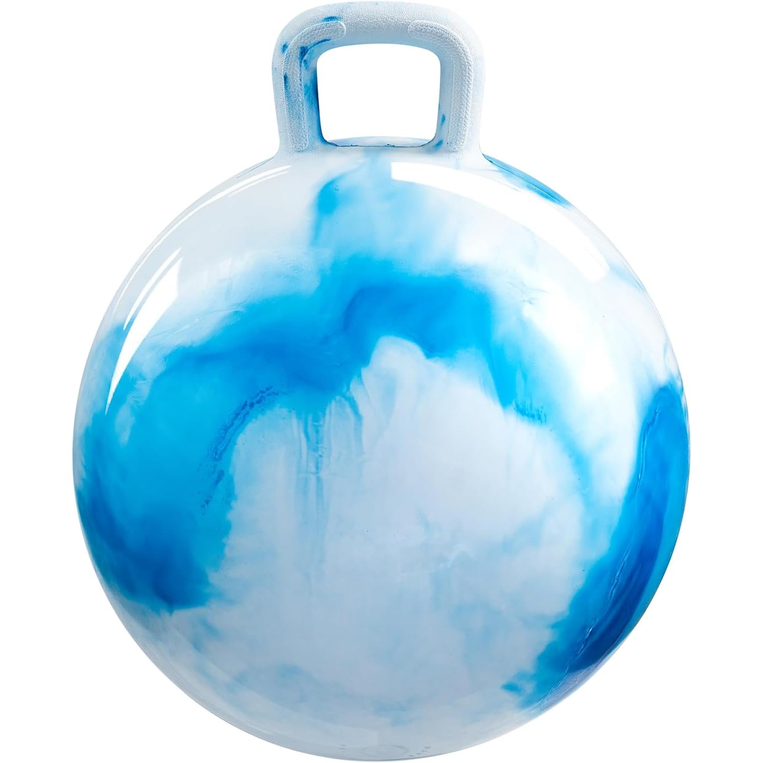 Bedwina Pelota saltarina niños – Pelota de 50,1 cm con asa y Bomba, Juguete Inflable Duradero y Seguro para Saltar y Jugar en Interiores y Exteriores