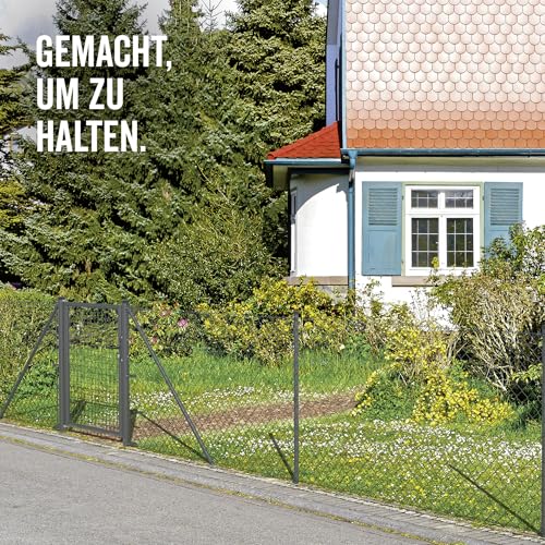 Alberts 604653 Maschendraht-Geflecht | anthrazit | Höhe 125 cm | Länge 15 m