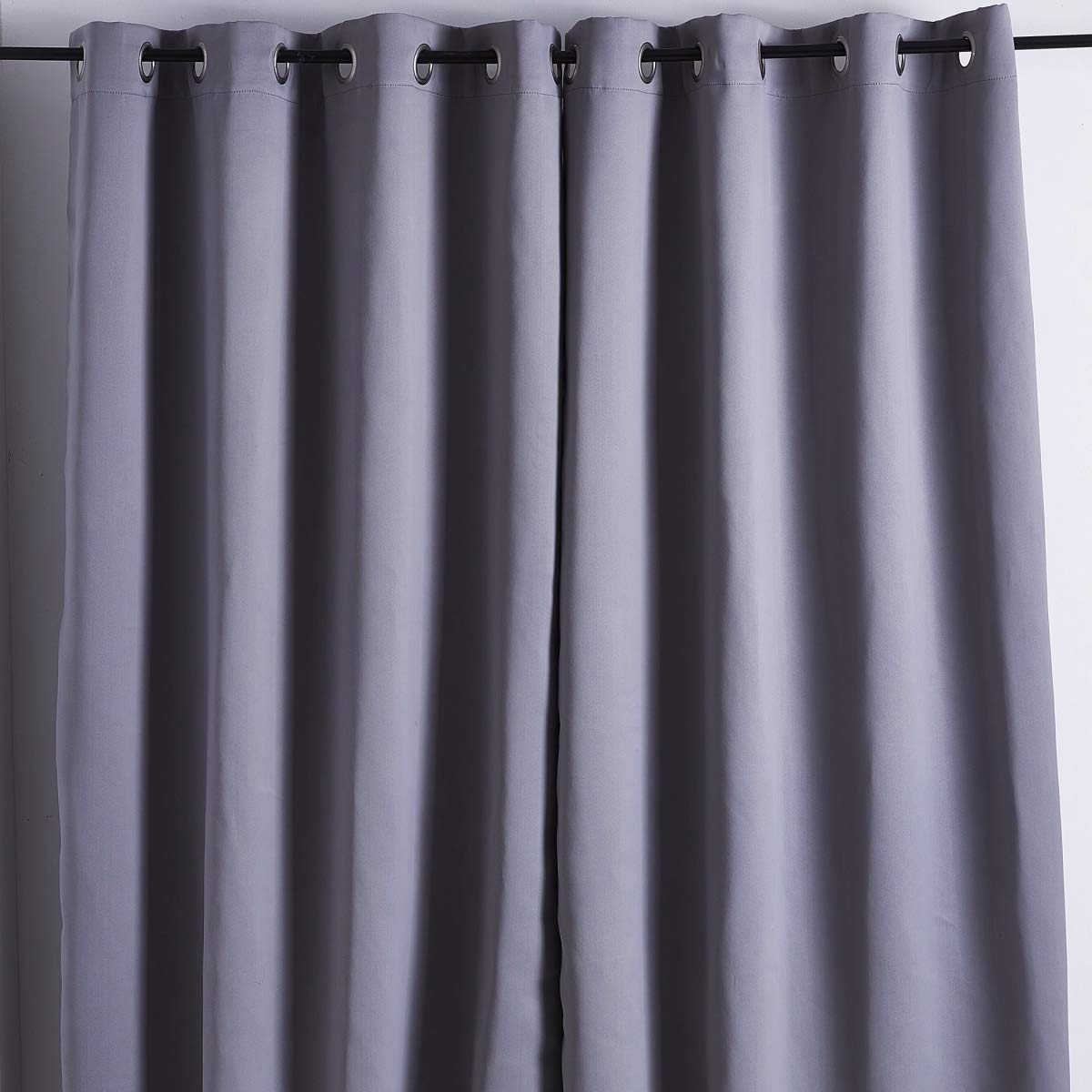 Home BoxUni-Blackout Curtain Set of 4 pcs -Grey