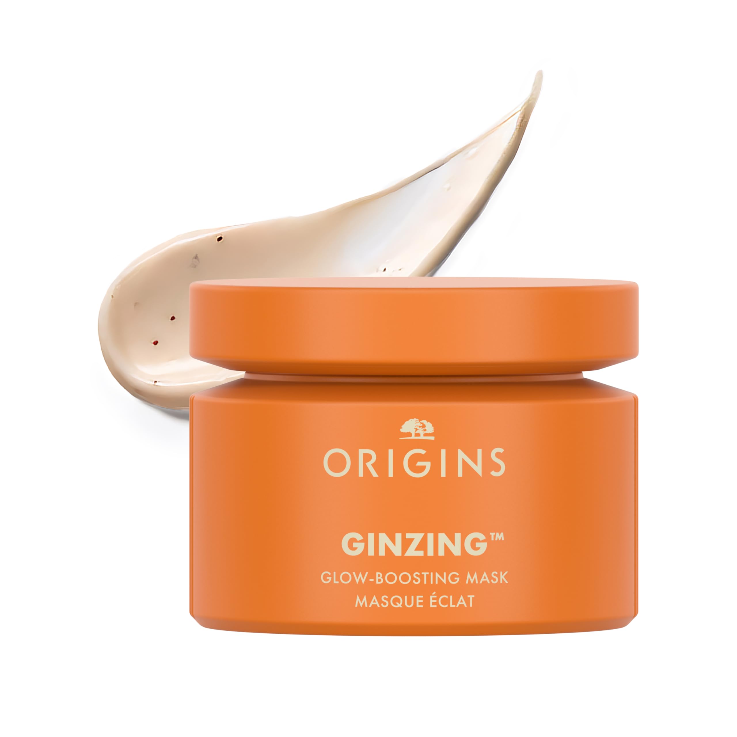 GinZing Glow-Boosting Face Mask | Visibly Brightens Skin Now & Over Time | With Vitamin C & Caffeine from Coffee Beans, 2.5 Fl Oz