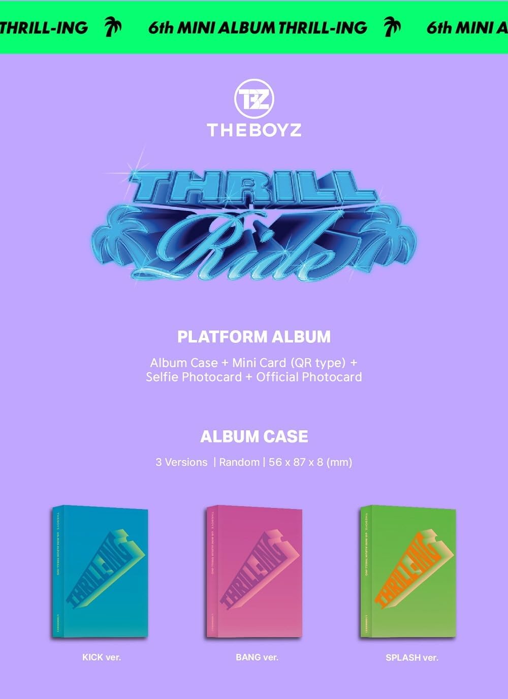 The Boyz - 6th Mini Album Thrill-ING Platform ver. (Bang ver.)