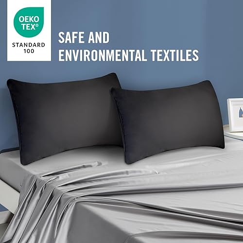 Miniatura 6 de HIMOON Almohadas de cama para dormir Qeeeen, paquete de 2, almohadas alternativas de plumón de calidad de hotel refrescantes para personas que