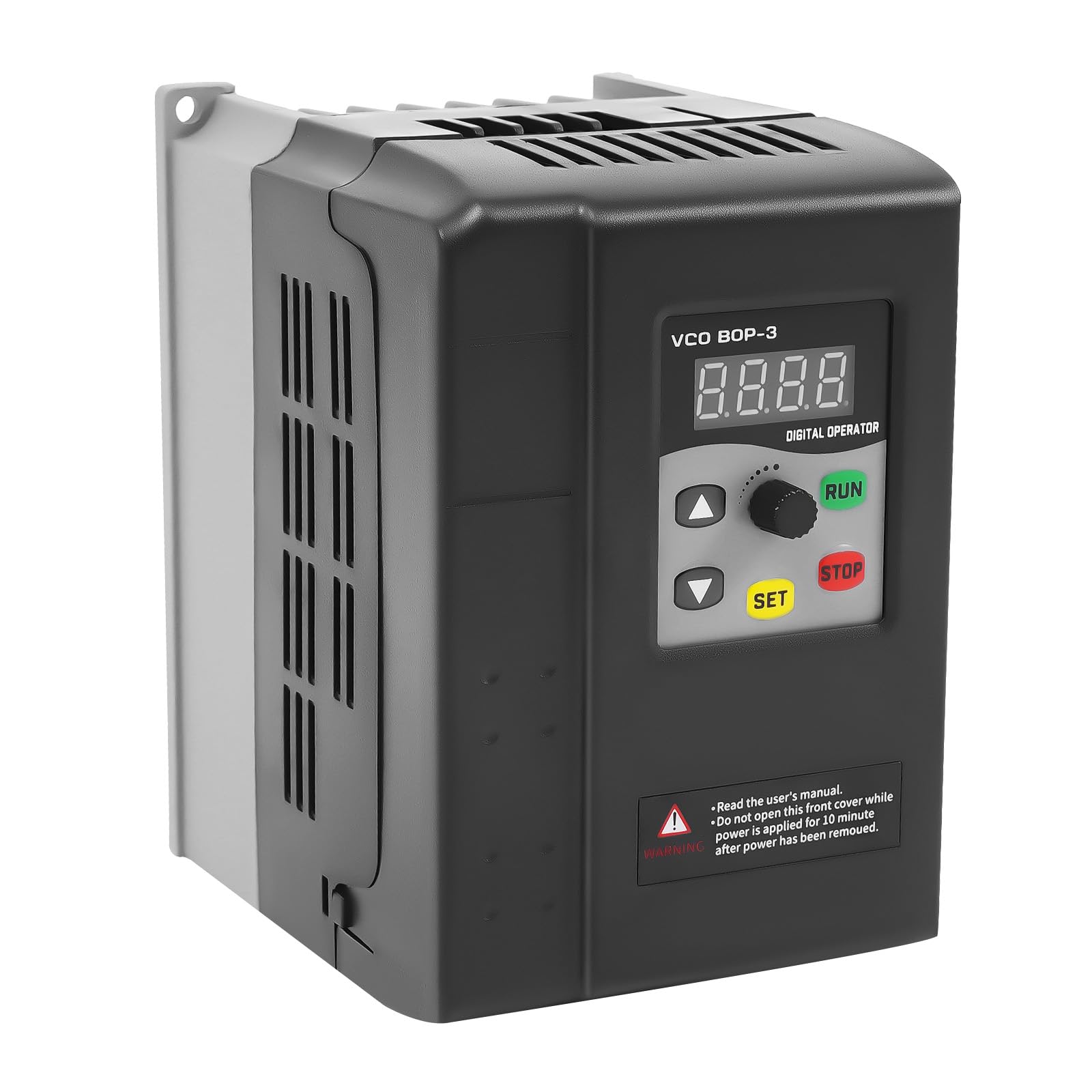 Variable Frequency Driver Frecuencia Convertidor VFD Inversor 3PH 380V Fase Variable Frecuencia Accionamiento para Ventiladores, Bombas de Agua, Equipo de Embalaje, 10 * 14,5 * 15,4 cm
