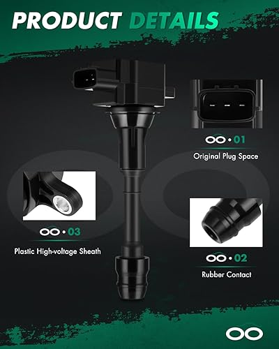 Vista 915 de SCITOO 1 bobinas de encendido con 4 bujías de iridio para Chevrolet 2011-2015 Cruze 1.4L 2016 Cruze Limited 1.4L 2012-2020 Sonic 1.4L 2013-2021 Trax