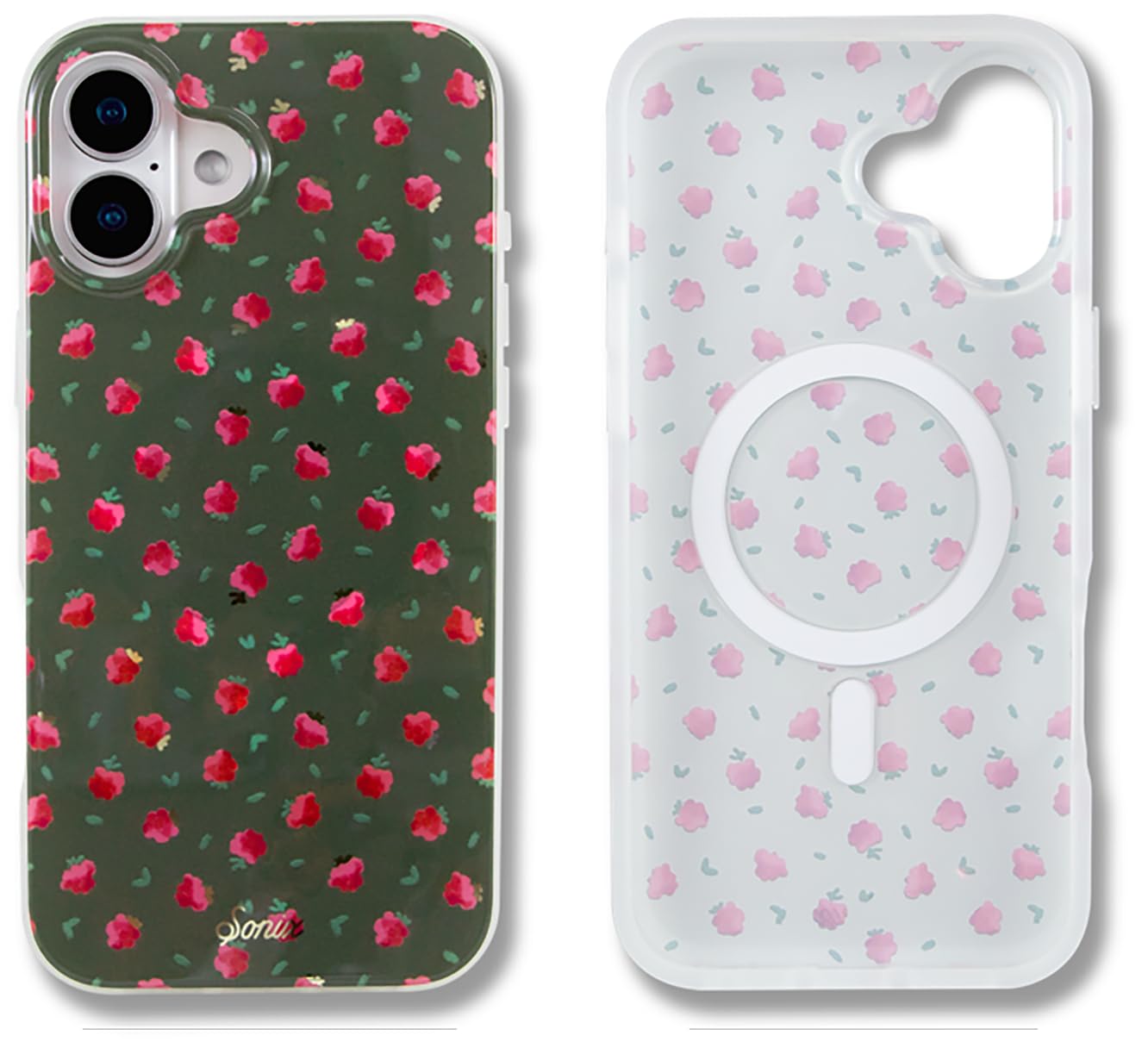 Sonix Case for iPhone 16 Plus | Compatible with MagSafe | 10ft Drop Tested | Raspberry Delight