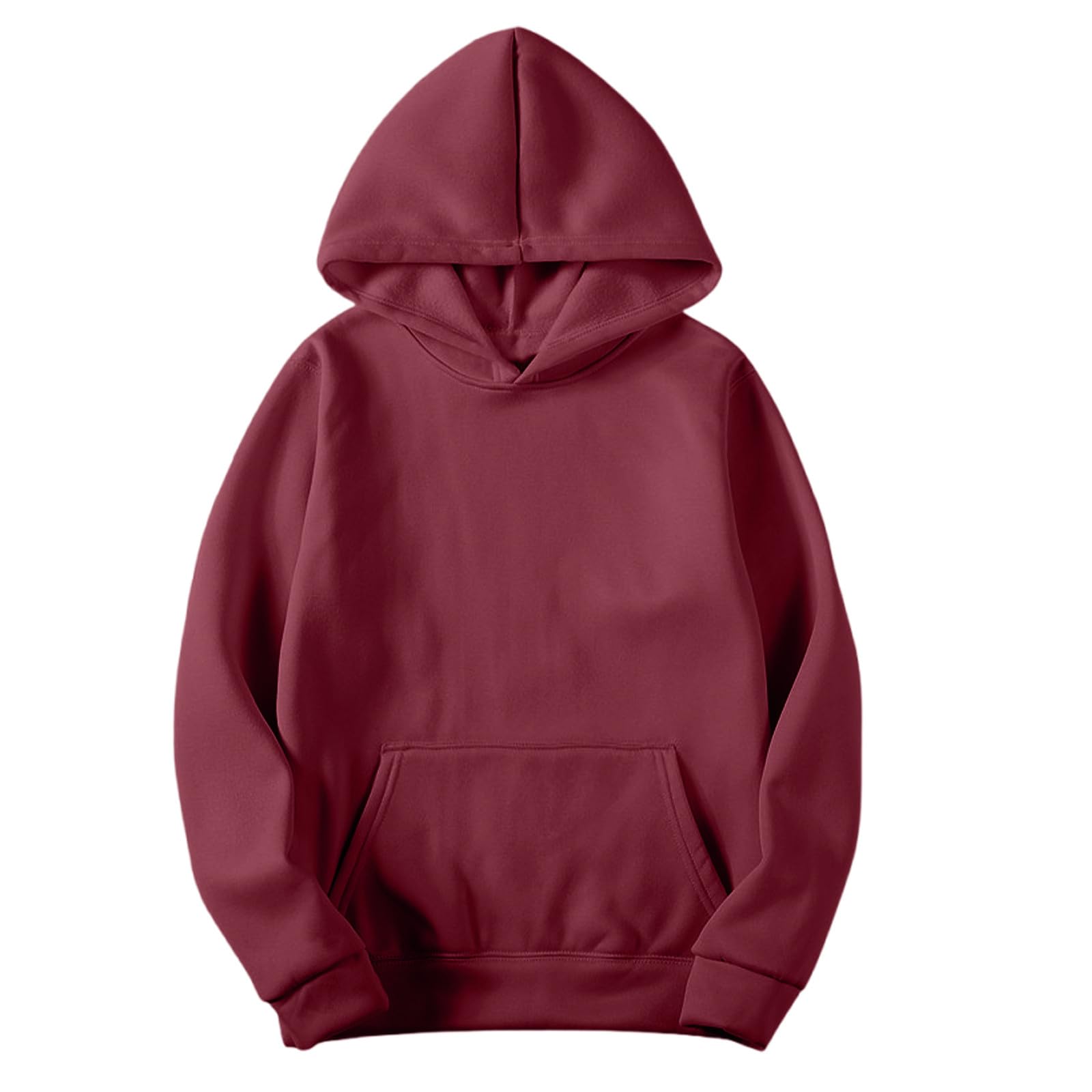 genericMens Sweatshirt Basic Hooded Pullover Hoodies Unisex Men Fall Casual Fitness Long Sleeve Athletic Hoody with Pocket