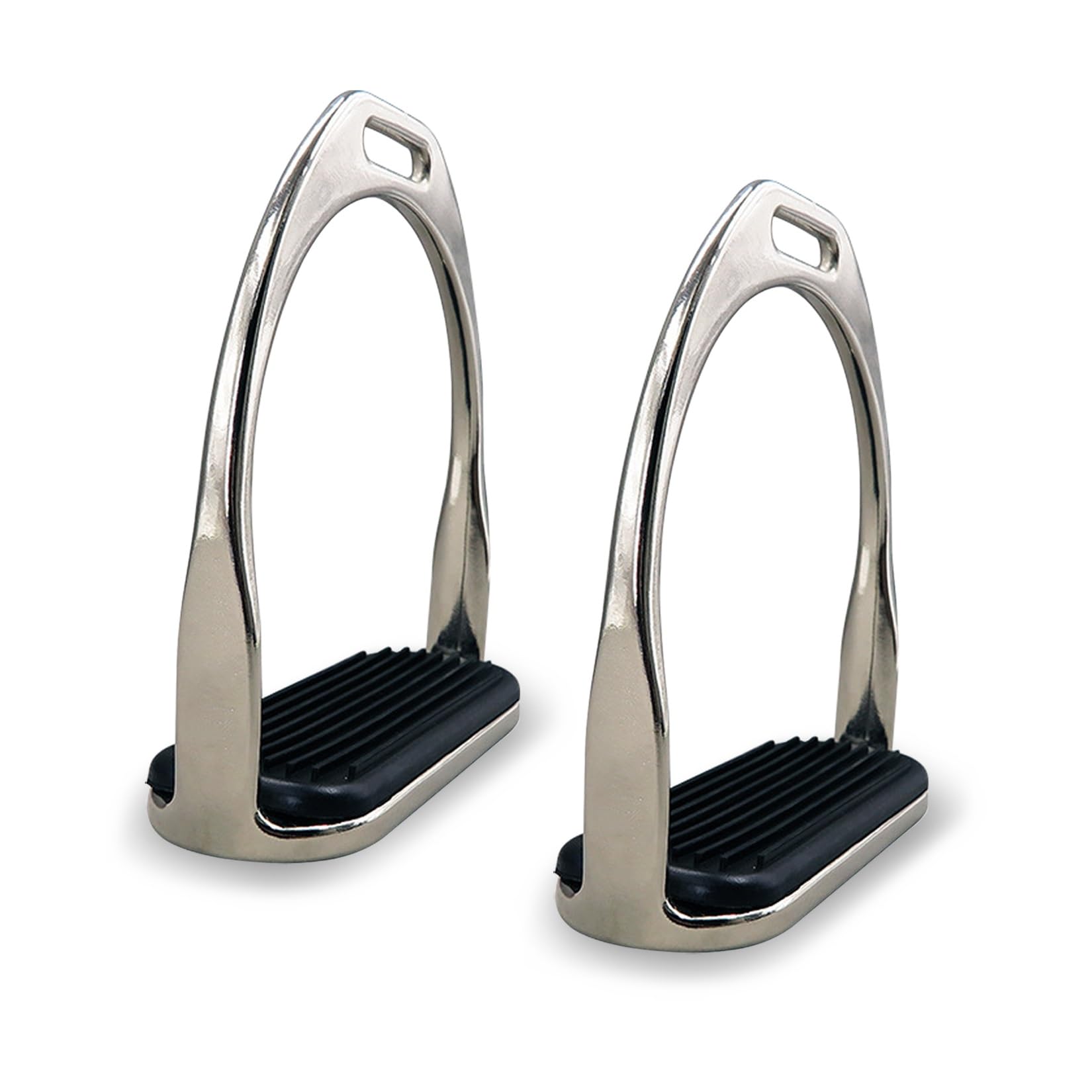 Amazon.co.jp: 馬用 鐙 鉄製 乗馬用 あぶみ 乗馬安全鐙 1ペア 黒 銀 金