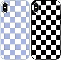 Vista 19 de Paquete de 2 Fundas Lindas y Geniales de Estrellas Negras para iPhone 7/8 / SE 2020 / SE 2022 de 4.7 Pulgadas, Funda Estética, Antiarañazos