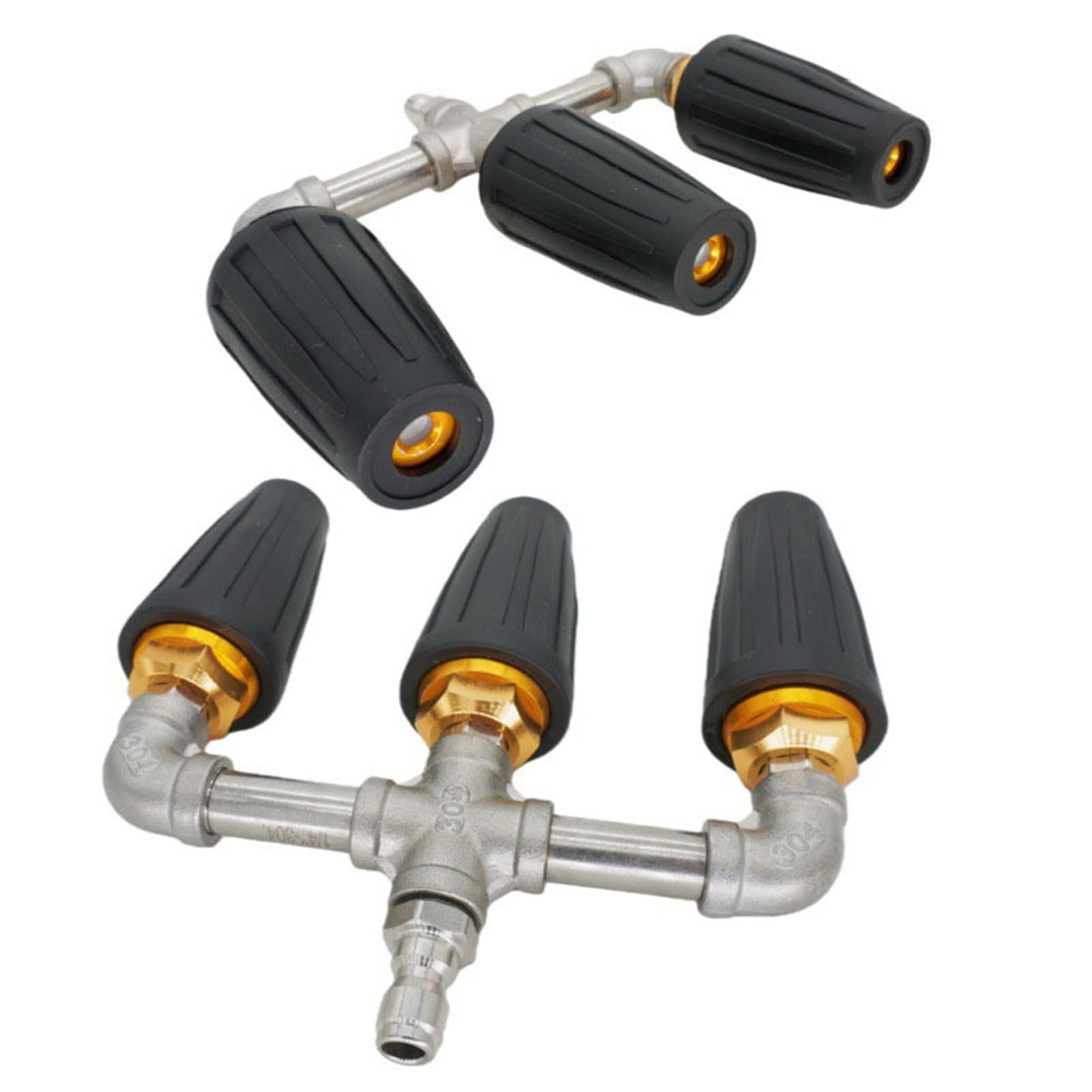 Boquilla de Triple 4000PSI Rotación de 360 Grados, para Limpieza