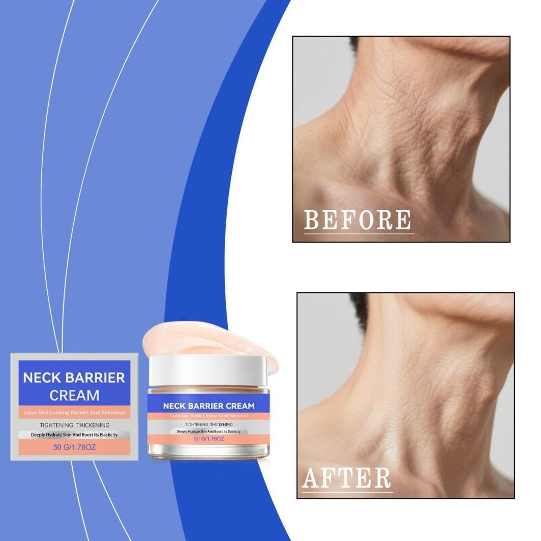Crema Reafirmante Avanzada para el Cuello, Hidratante Antiedad para el Cuello, para Reafirmar, Mejorar la Elasticidad, Reducir las Líneas de Expresión y Piel Opaca, Cuello y Escote